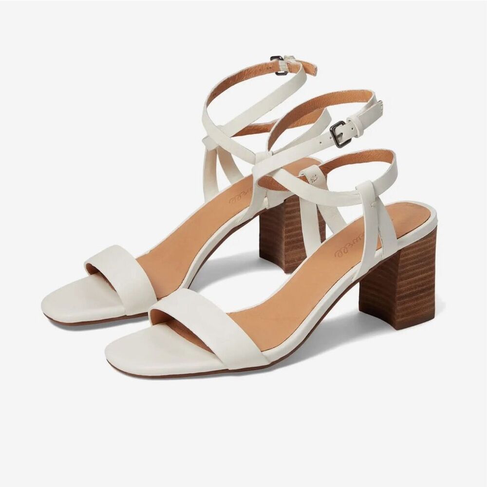 Madewell Kora Ankle Strap Cream Size 9